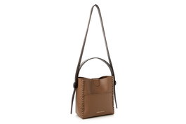 Vince Camuto Pantheon - Mink Borsos bandolera de piel de polivinilo en color visón